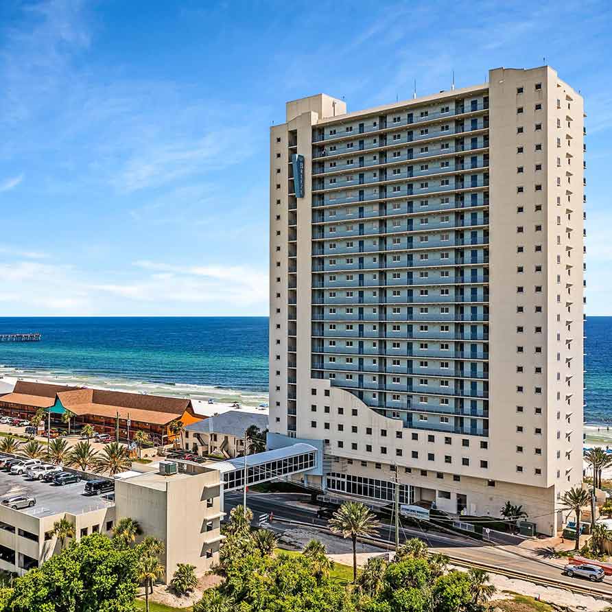 building frontage sterling breeze resort condo panama city beach florida