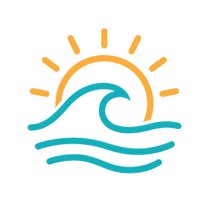 ocean stay and play panama city beach florida logo