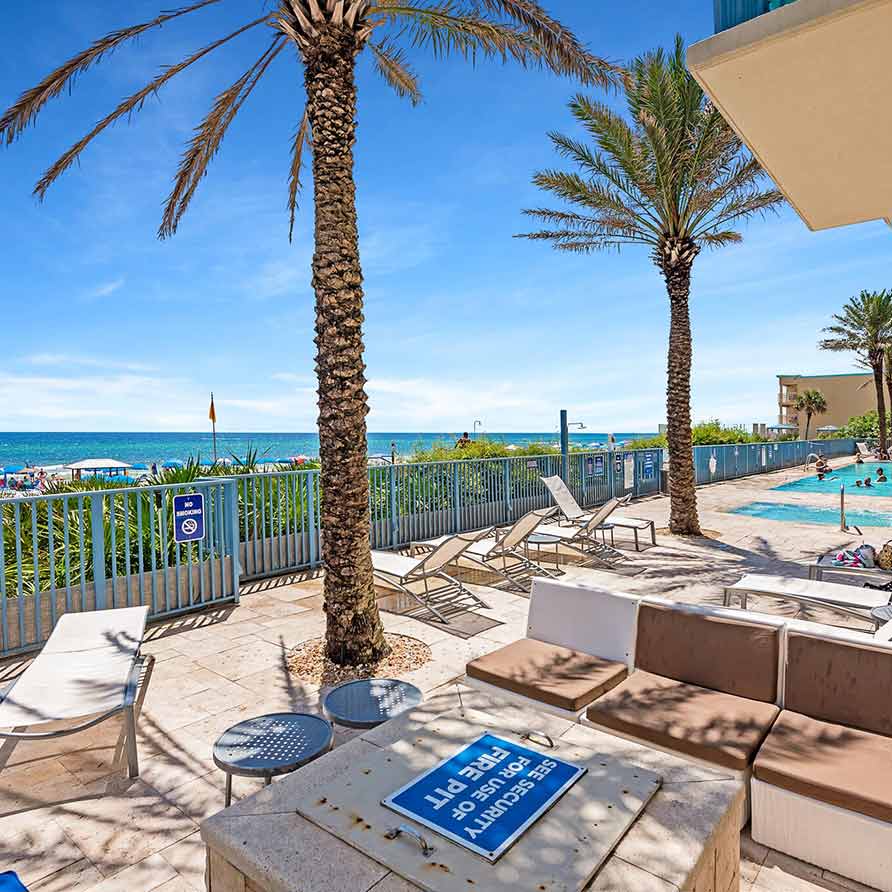 pool deck sterling breeze resort condo panama city beach florida
