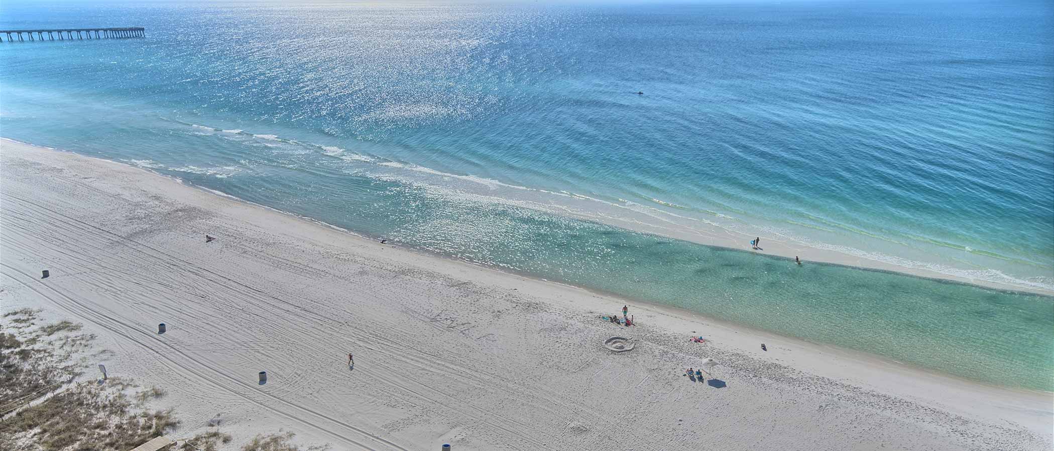 beachfront view from sterling breeze 1206 condo rental panama city beach florida