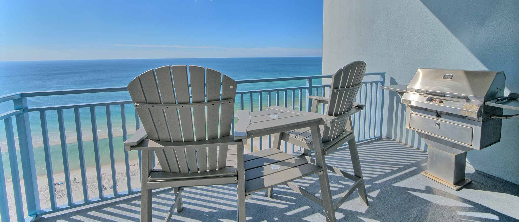 balcony ocean view panama city beach florida sterling breeze 1206 condo rental vacation